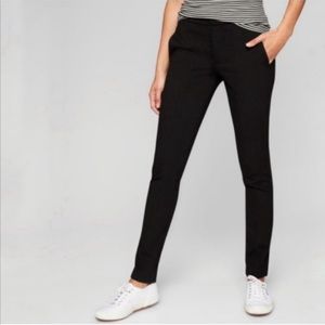 Athleta Black Pants Avenue Ponte Skinny Size 4